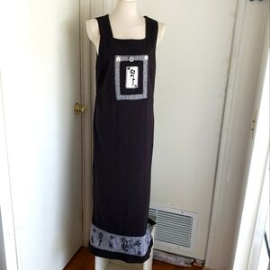 Vintage Nina Piccalino Black Column Dress